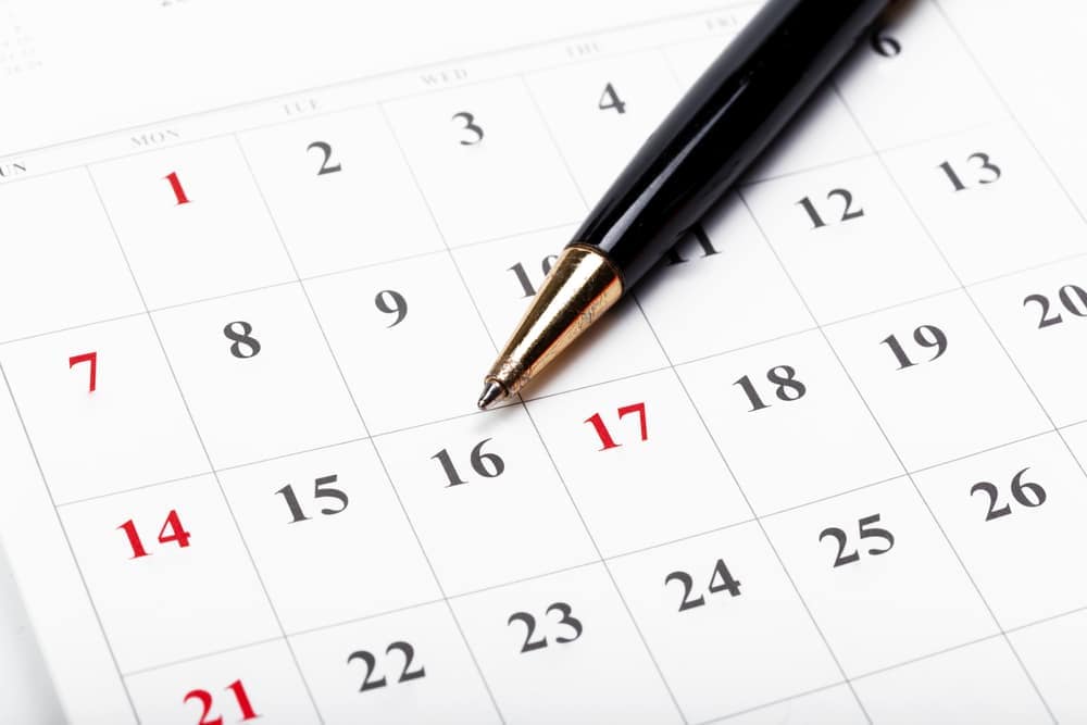 Calendar with Pen