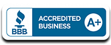 Better Business Bureau A+ accredited business seal Better Business Bureau A+ accredited business seal for AAA Foundation Service